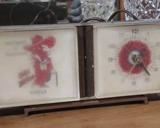 vintage Ole Miss electric alarm clock