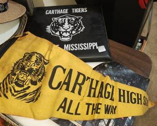 vintage Carthage High School banner/pennant