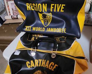 vintage Carthage High School gym bags