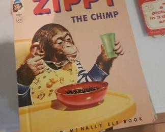 Zippy the Chimp childs book from 1950s