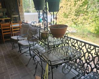 wrought iron Tea cart and bar cart