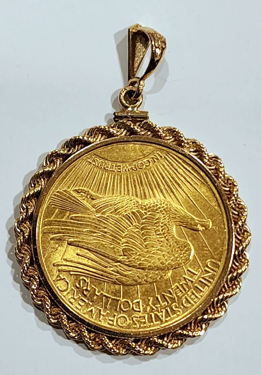 24k Gold Coin Pendant