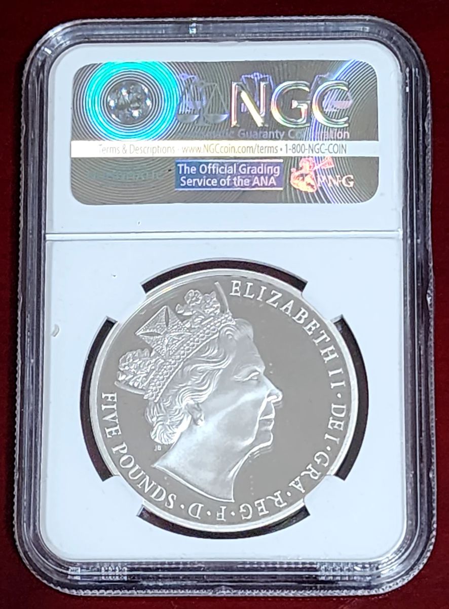 NGC Graded Queen Elizabeth Silver Coin
