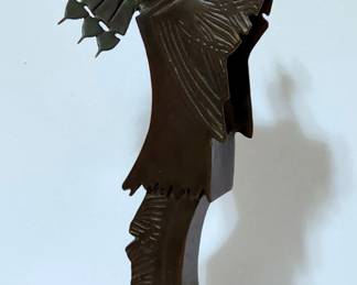 Blackbear Bosin Signed Bronze Sculpture "Keeper Of The Plains". Limited Edition