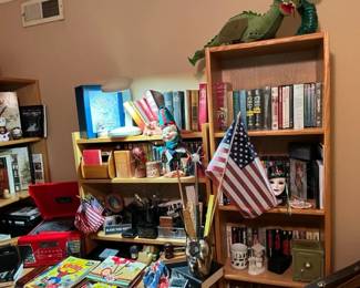 You are in the office now. We have hundreds of books in this sale. We have many antique books from the 1800s.