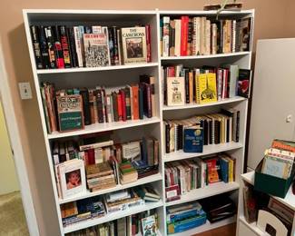 More books in the office. Book shelves too!