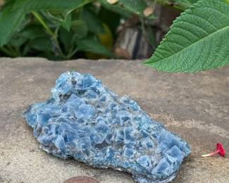 Blue Cube Fluorite