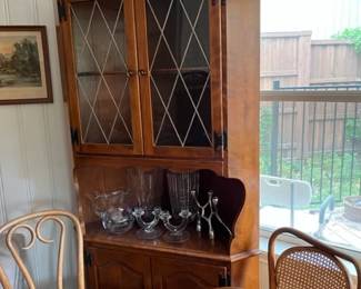 Vintage corner cabinet