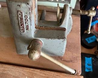 Vintage Stanley No. 700 Corner Bench Vise- Made In USA