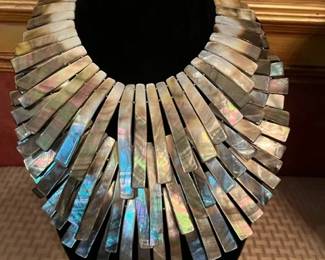 Designer Mother of Pearl collar, just beautiful
