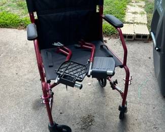 Medline Ultralight Transport Chair 300lb