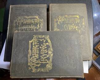 Washington Irving 3 Volume Set 1893