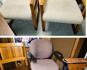 Office chairs and chair set