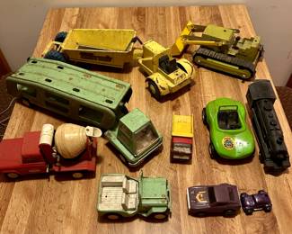 Lot of Tonka, Marx, and Structo