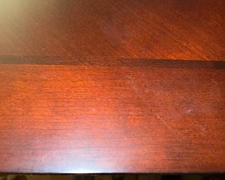 Detail of dining table surface