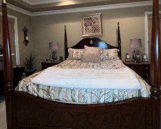 Four poster king bed frame