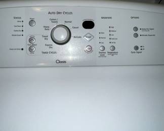 Clothes dryer control panel