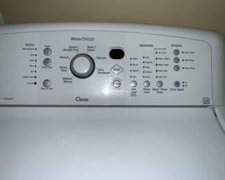 Clothes washer control panel