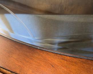 Top view of demilune