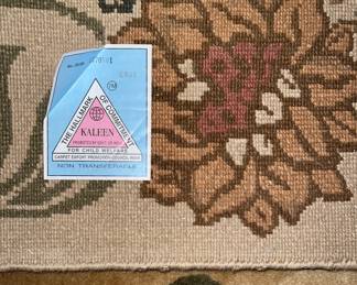 Label on rug