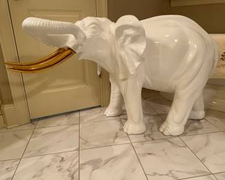 Large Italian Elephant figurine