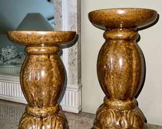 Haeger candle holders