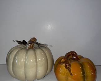 Ceramic pumpkins