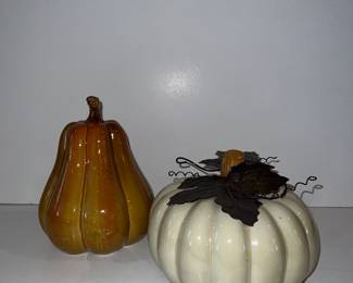 Ceramic pumpkins