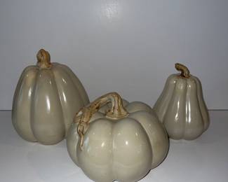 Ceramic pumpkins