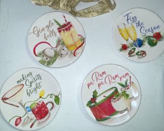 Holiday appetizer plates