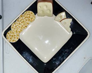 Swoozie's cheese & crackers platter