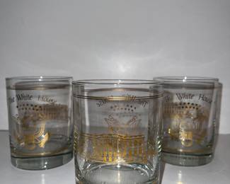 White house old fashioned glasses