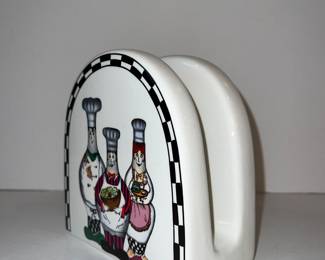 Alternate view of napkin holder