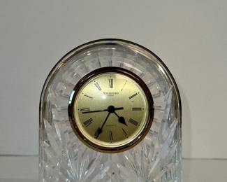 Waterford crystal clock