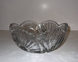 American cut glass bowl