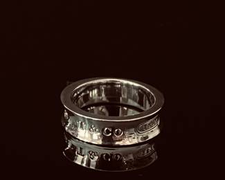 Interior view of Tiffany & Co. .925 ring