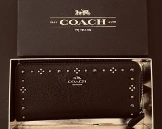 Coach wallet and box