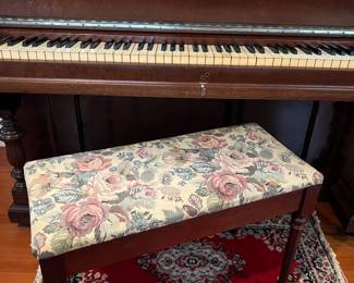 **PRE-SALE**                                                                                     Early Conover Cabinet Grand Upright Piano w/Bench