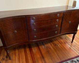 **PRE-SALE**                                                                              
Antique French-style Sideboard                                                
33" Tall, 5' Long, 19" Wide