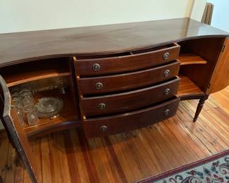 **PRE-SALE**                                                                              
Antique French-style Sideboard                                                
33" Tall, 5' Long, 19" Wide