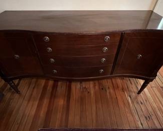 **PRE-SALE**                                                                              
Antique French-style Sideboard                                                
33" Tall, 5' Long, 19" Wide