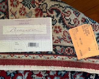 Princeton Inc. Area Rug                                                                  
Cotton/Wool                                                                                                   5 x 7