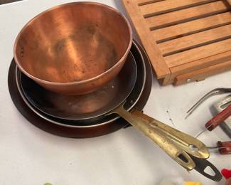 Copper kitchenware