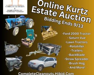 Online Kurtz Estate Auction