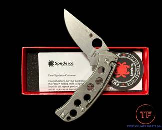 Large Collection of SPYDERCO Knives (NEW IN BOX)