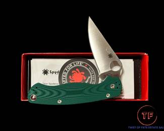 Large Collection of SPYDERCO Knives (NEW IN BOX)