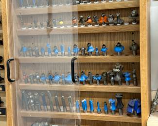 Wall Mounted Cabinets with Router Bits