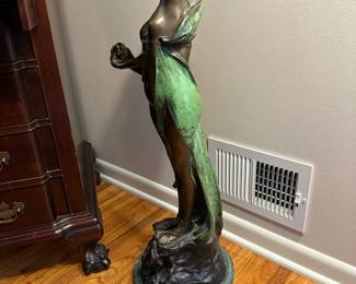 1930's Art Nouveau Nude Bronze by VITTORIO CARADOSSI