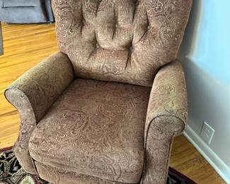 LANE Tufted Push Back Recliner