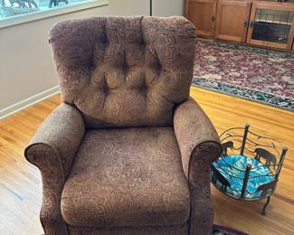 LANE Tufted Push Back Recliner